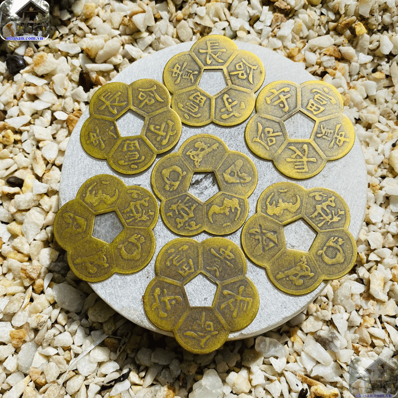 Năm cánh hoa mai tượng trưng cho Ngũ hành (Kim, Mộc, Thủy, Hỏa, Thổ) tương sinh Năm cánh hoa mai tượng trưng cho Ngũ hành (Kim, Mộc, Thủy, Hỏa, Thổ) tương sinh