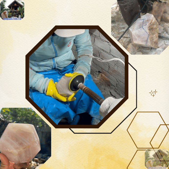 Quả cầu 12 mặt là một vật phẩm phong thủy được chế tác từ các loại đá tự nhiên Quả cầu 12 mặt là một vật phẩm phong thủy được chế tác từ các loại đá tự nhiên