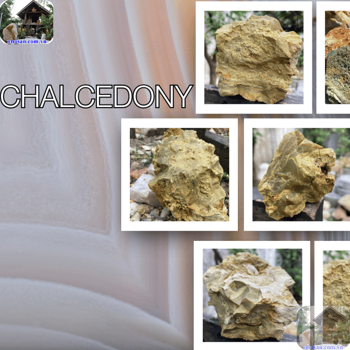 Đá canxedon và mã não đều là khoáng vật hình thành trong tự nhiên Đá canxedon và mã não đều là khoáng vật hình thành trong tự nhiên