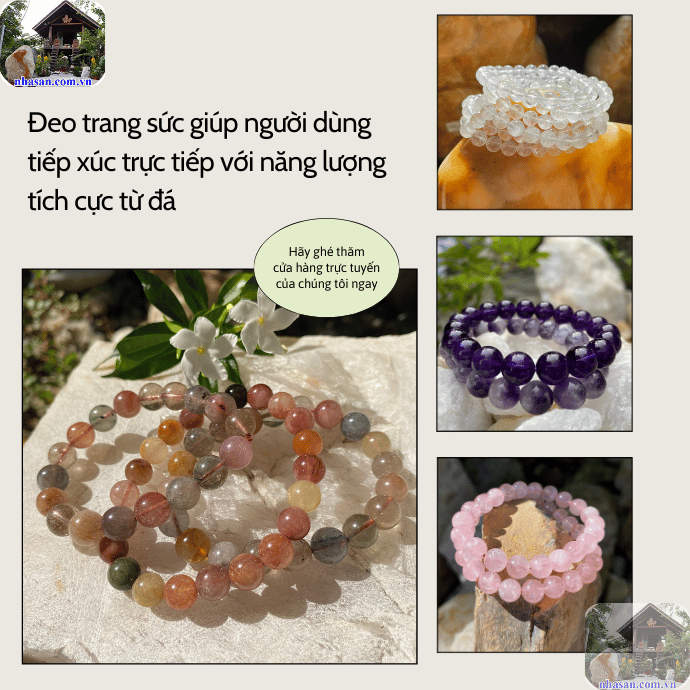 Đeo trang sức làm từ đá thạch anh giúp tăng cường năng lượng cá nhân Đeo trang sức làm từ đá thạch anh giúp tăng cường năng lượng cá nhân
