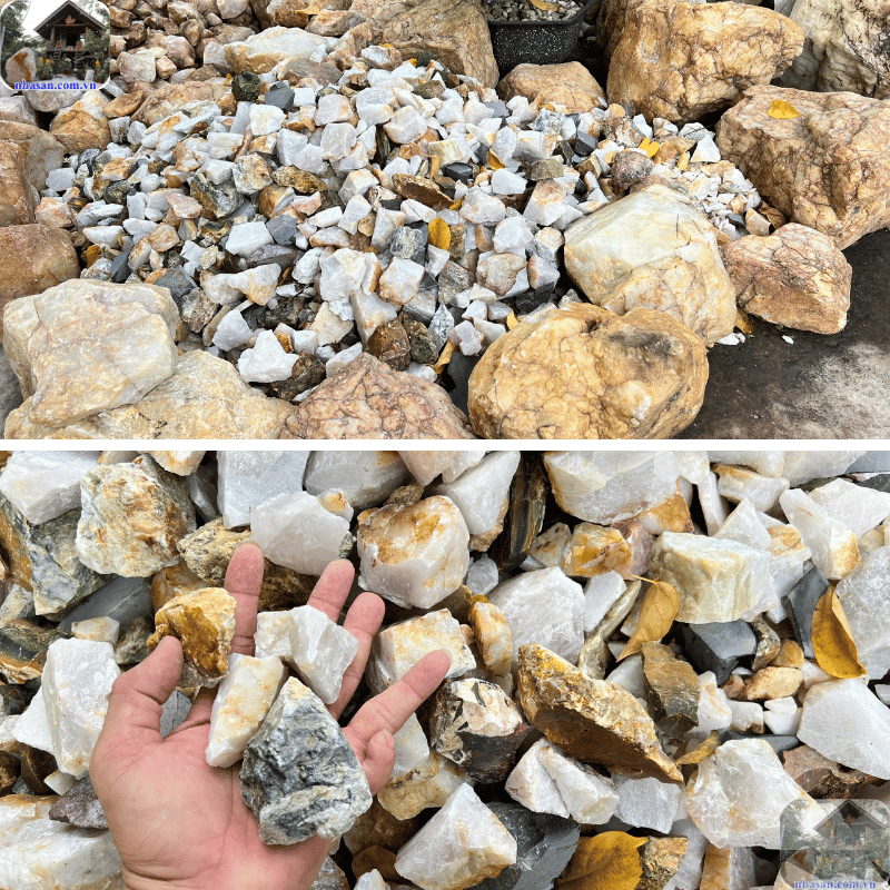 Đá thạch anh vụn rất được ưa chuộng trong phong thủy xây nhà Đá thạch anh vụn rất được ưa chuộng trong phong thủy xây nhà