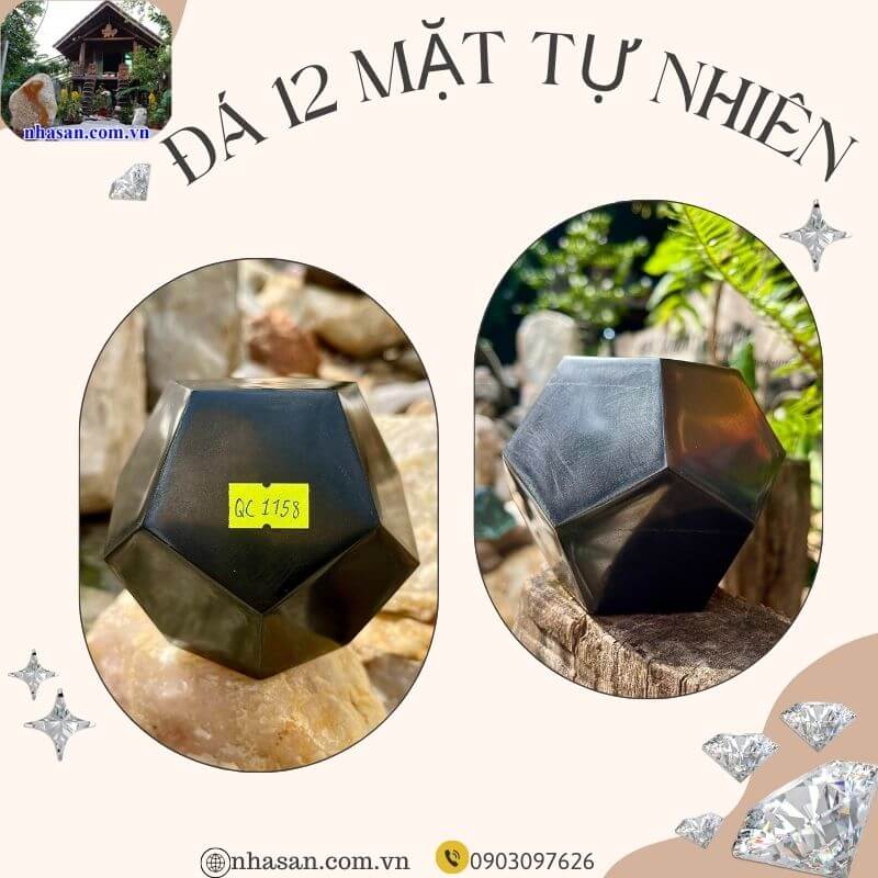 Đá 12 mặt tự nhiên có độ cứng cao, bền bỉ Đá 12 mặt tự nhiên có độ cứng cao, bền bỉ