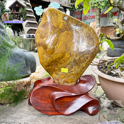 Trụ đá canxedon tự nhiên 5.3kg-CXD109 Trụ đá canxedon tự nhiên 5.3kg-CXD109