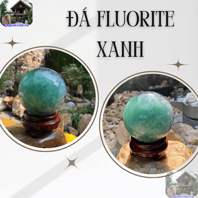 Trong phong thủy, Fluorite xanh được sử dụng để hóa giải tà khí Trong phong thủy, Fluorite xanh được sử dụng để hóa giải tà khí
