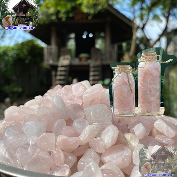 Đá thạch anh hồng giúp kết nối luân xa tim Đá thạch anh hồng giúp kết nối luân xa tim