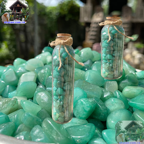 Đá mã não xanh vụn trang trí, rải nền Đá mã não xanh vụn trang trí, rải nền