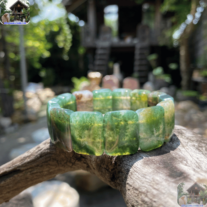 Đá Moss Agate không chỉ là vật phẩm trang trí mà còn mang ý nghĩa tâm linh sâu sắc Đá Moss Agate không chỉ là vật phẩm trang trí mà còn mang ý nghĩa tâm linh sâu sắc