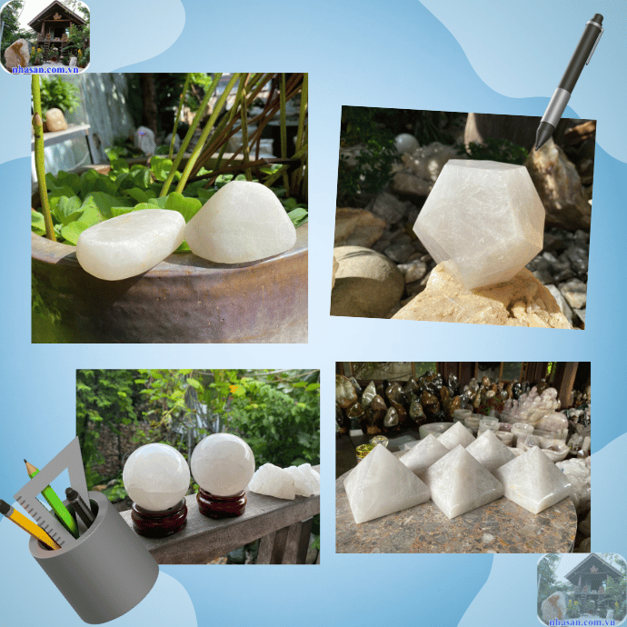 Thạch anh trắng mang lại sự minh mẫn và tập trung học tập Thạch anh trắng mang lại sự minh mẫn và tập trung học tập