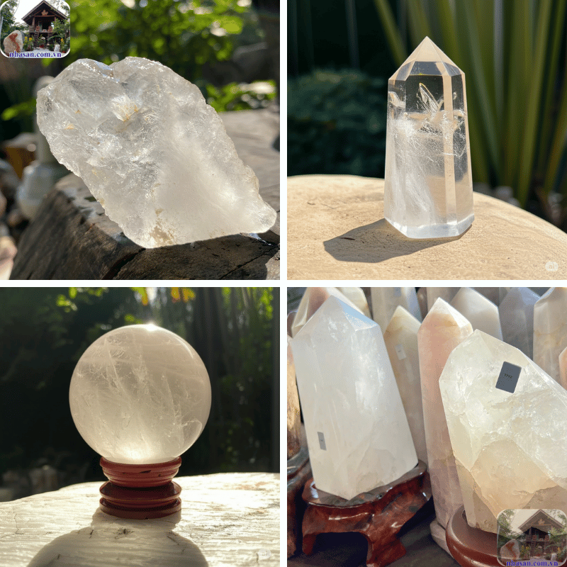 Thạch anh trắng là loại đá phong thủy mạnh nhất, được coi là "bậc thầy chữa lành"  Thạch anh trắng là loại đá phong thủy mạnh nhất, được coi là "bậc thầy chữa lành"