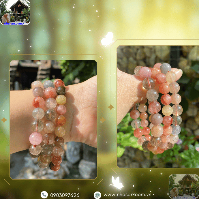 Vòng tay super seven tượng trưng cho thuyết ngũ hành tương sinh tương hợp Vòng tay super seven tượng trưng cho thuyết ngũ hành tương sinh tương hợp