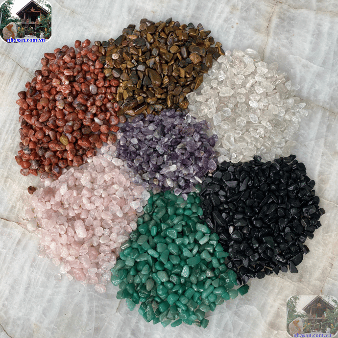 Đá thạch anh 7 màu hay còn gọi là thạch anh bảy sắc, đá ngũ sắc Đá thạch anh 7 màu hay còn gọi là thạch anh bảy sắc, đá ngũ sắc