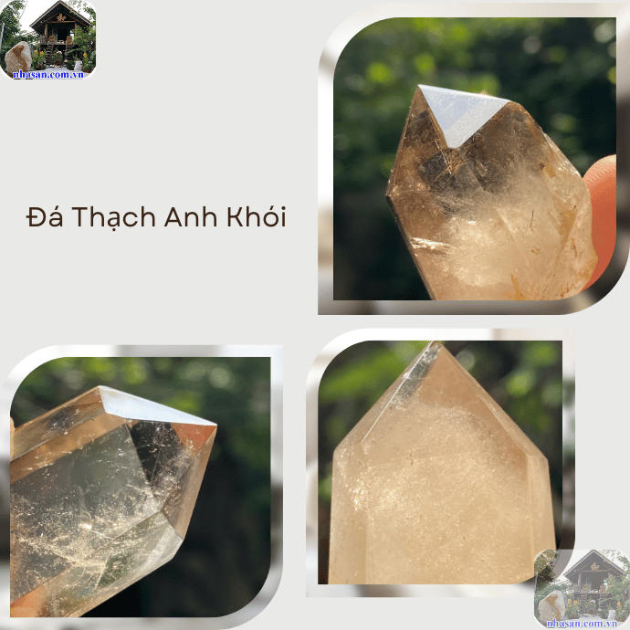 Đá thạch anh khói vàng được cho là mang lại may mắn, thịnh vượng Đá thạch anh khói vàng được cho là mang lại may mắn, thịnh vượng