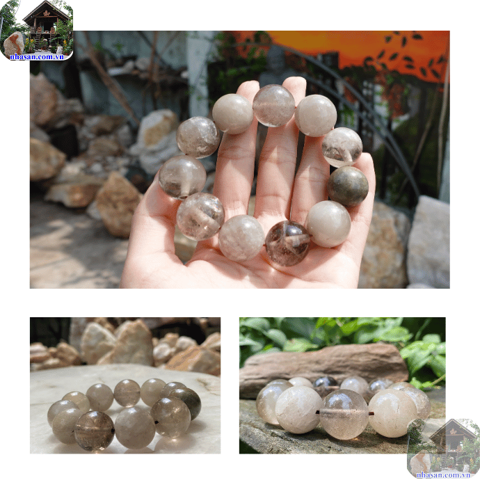 Vòng tay thạch anh khói hỗ trợ thanh lọc các âm khí, tà khí đeo bám Vòng tay thạch anh khói hỗ trợ thanh lọc các âm khí, tà khí đeo bám