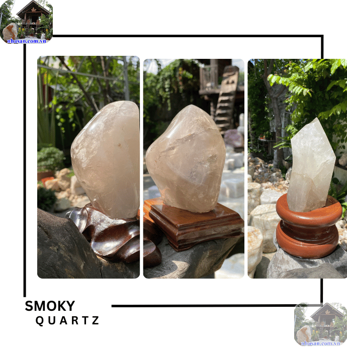 Đá thạch anh khói là một biến thể của thạch anh, có màu sắc đa dạng Đá thạch anh khói là một biến thể của thạch anh, có màu sắc đa dạng