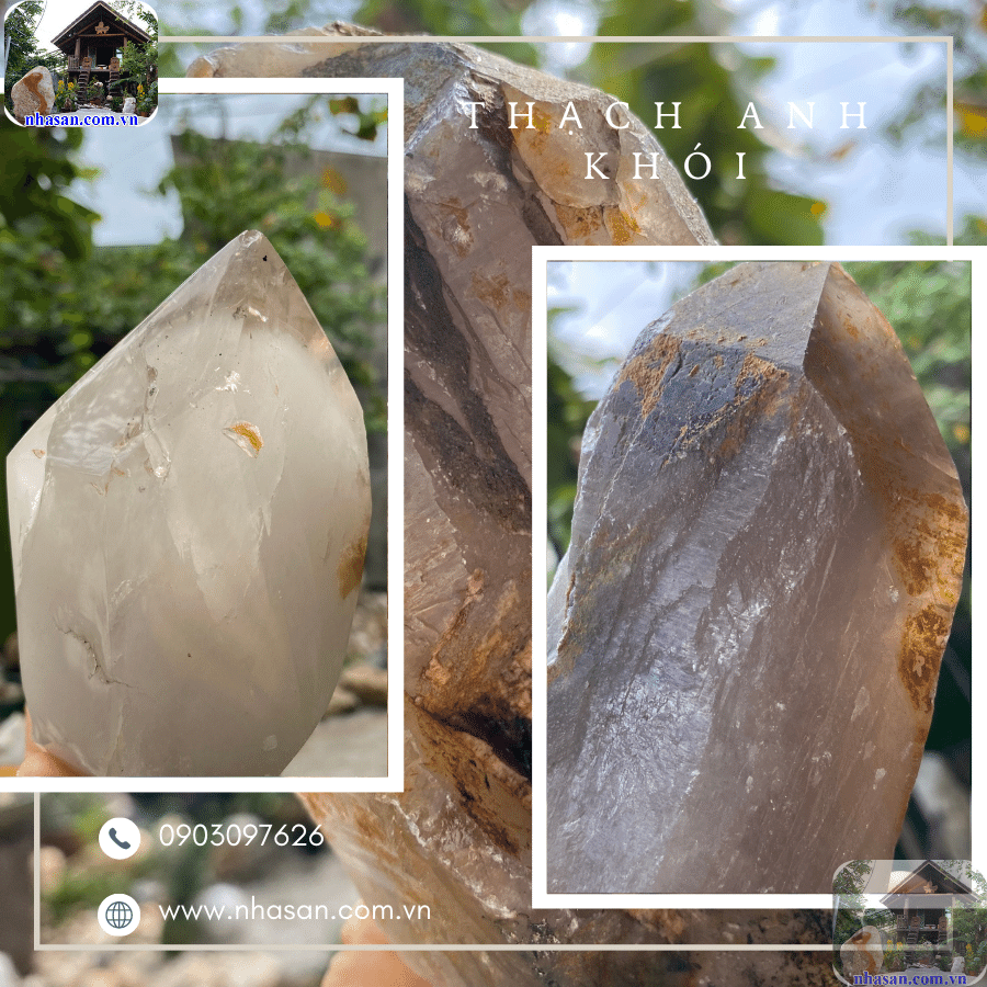 Đá thạch anh khói được xem là viên đá giúp gắn kết tình cảm vợ chồng, con cái, bạn bè Đá thạch anh khói được xem là viên đá giúp gắn kết tình cảm vợ chồng, con cái, bạn bè