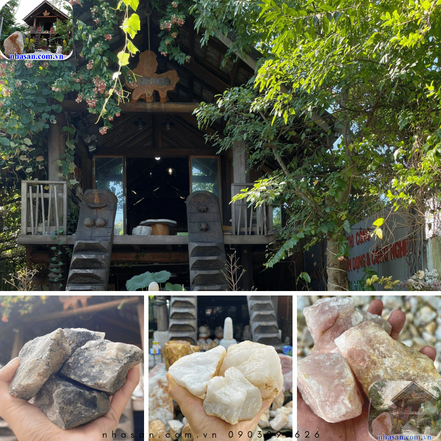 Nhà Sàn Tây Nguyên cung cấp đá thạch anh lấp giếng 100% tự nhiên Nhà Sàn Tây Nguyên cung cấp đá thạch anh lấp giếng 100% tự nhiên