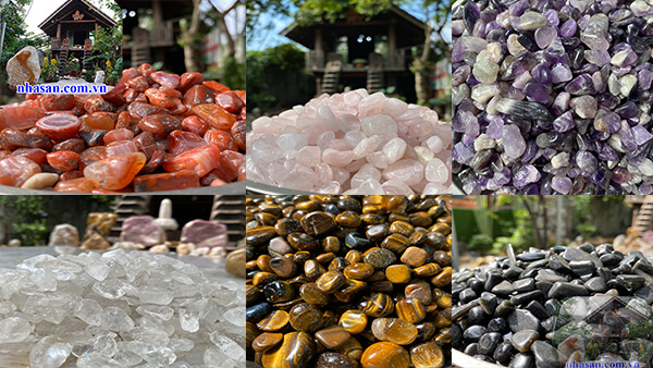 Đá thạch anh ngũ sắc đại diện cho ngũ hành tương sinh Đá thạch anh ngũ sắc đại diện cho ngũ hành tương sinh