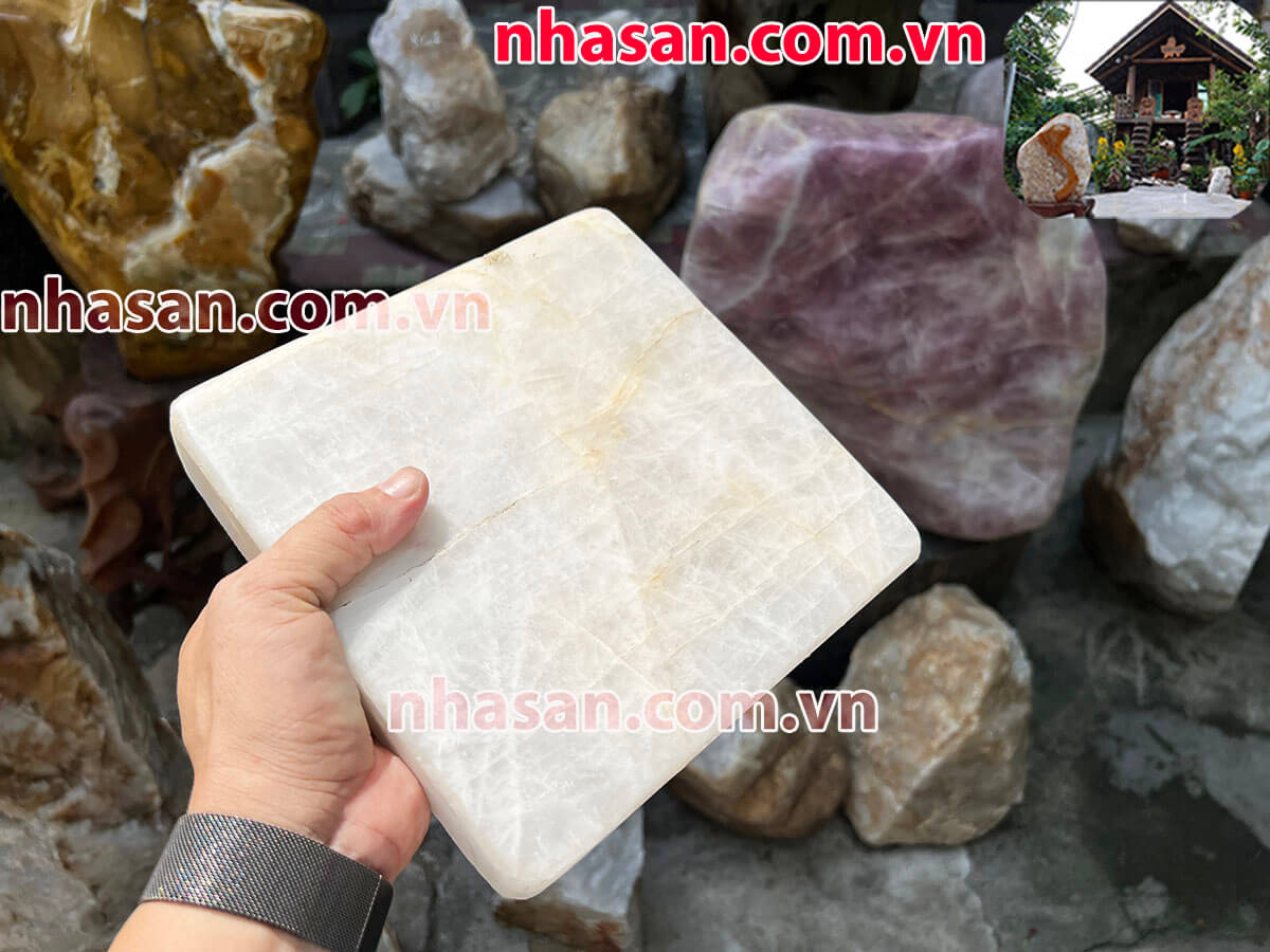 Đá Thạch Anh Nướng Thịt
