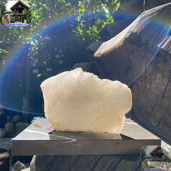 Đá thạch anh thô để bàn làm việc trắng tự nhiên Đá thạch anh thô để bàn làm việc trắng tự nhiên