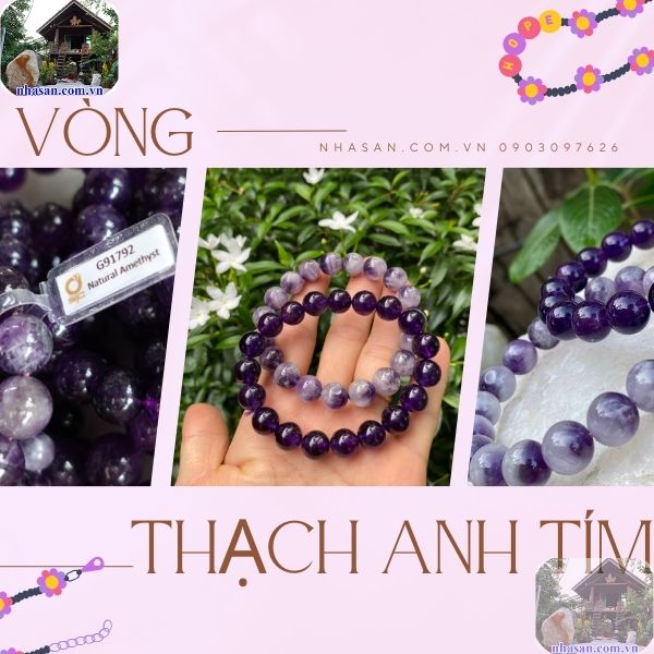 Đeo thạch anh tím bên mình thường xuyên để tăng cường sức khỏe Đeo thạch anh tím bên mình thường xuyên để tăng cường sức khỏe