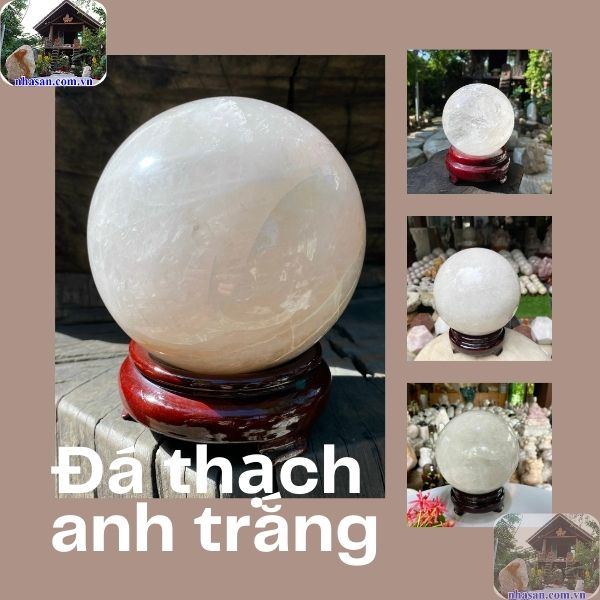 Quả cầu thạch anh trắng giúp đem đến sự thông tuệ, sáng suốt Quả cầu thạch anh trắng giúp đem đến sự thông tuệ, sáng suốt