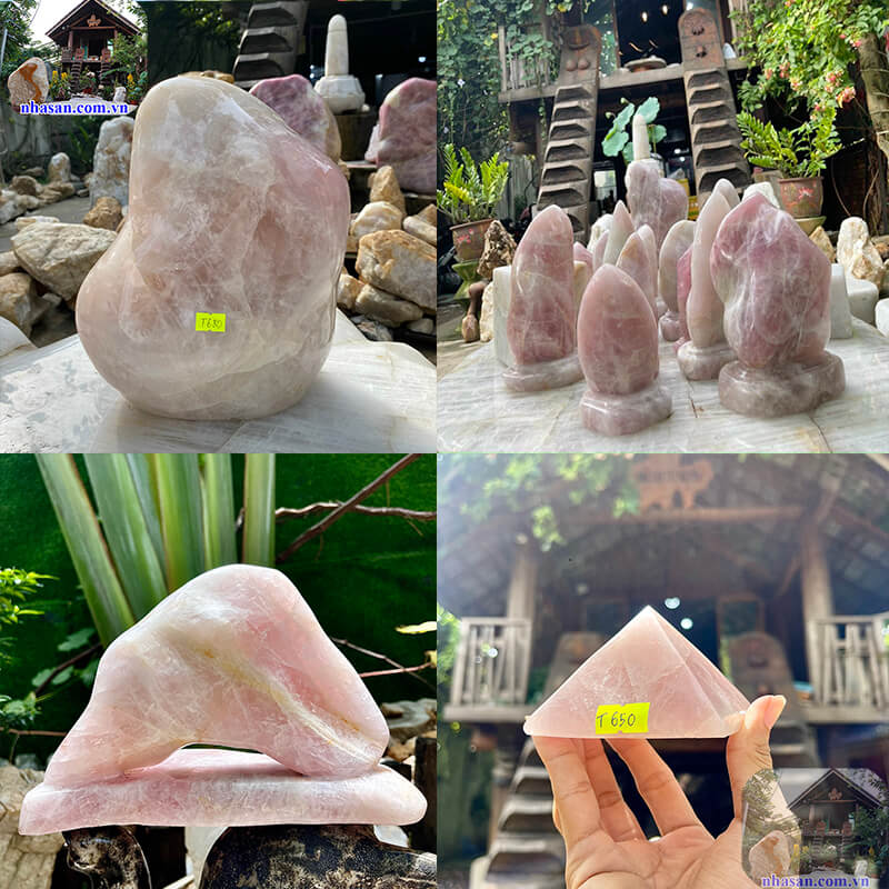 Đá thạch anh hồng (Rose Quartz) Rose Quartz