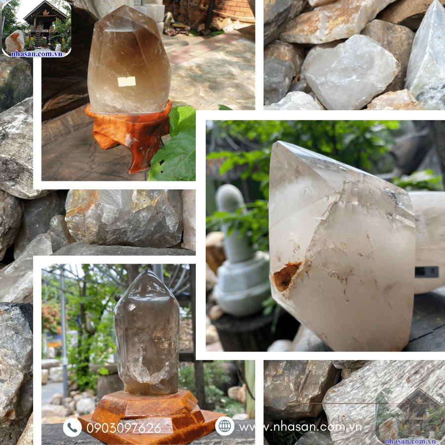 Đá thạch anh tinh thể ám khói bảo vệ chủ nhân khỏi sự tiêu cực Đá thạch anh tinh thể ám khói bảo vệ chủ nhân khỏi sự tiêu cực