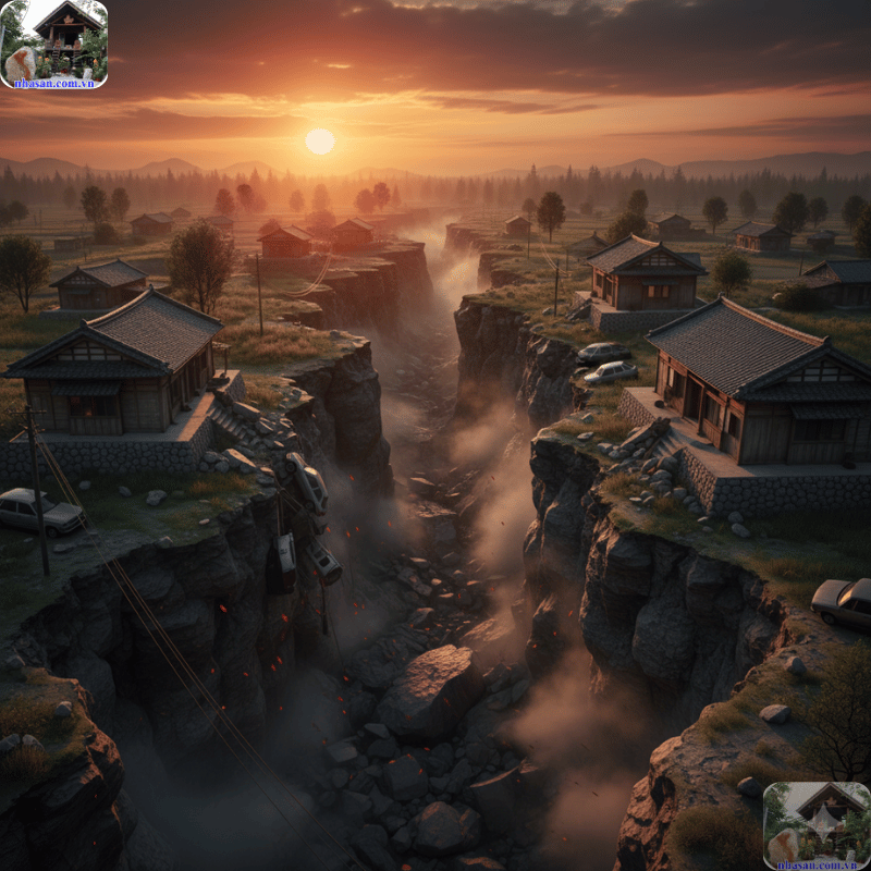 Khi mạch khí bị chặn, nơi đó sẽ mất đi sinh khí, dẫn đến hiện tượng đất bị động long mạch Khi mạch khí bị chặn, nơi đó sẽ mất đi sinh khí, dẫn đến hiện tượng đất bị động long mạch