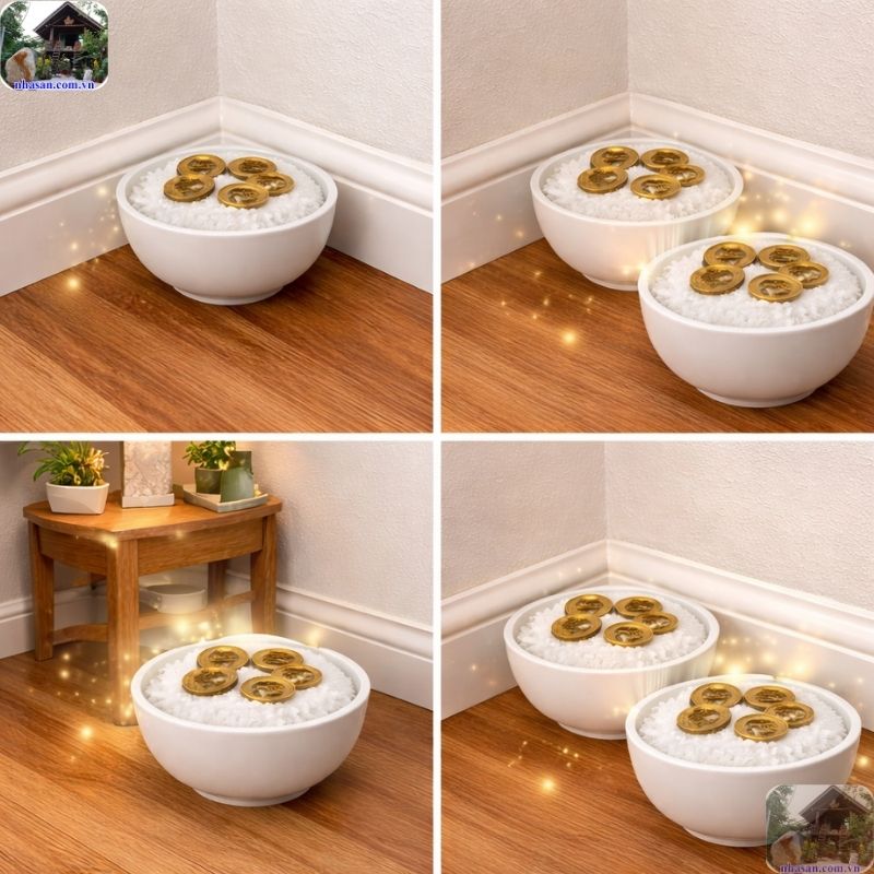 6 đồng xu đồng theo hình tròn trên mặt muối tăng cường hiệu quả 6 đồng xu đồng theo hình tròn trên mặt muối tăng cường hiệu quả