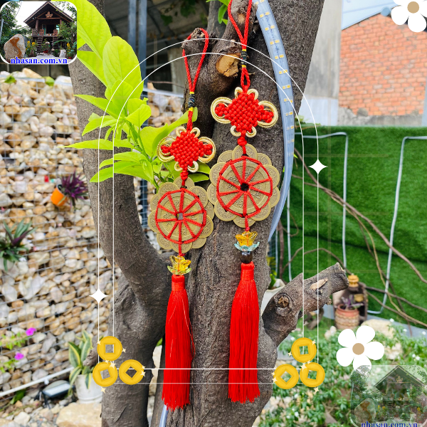 Dây treo tiền xu hoa mai thập toàn còn được gọi là dây xu hoa mai 10 cánh rời Dây treo tiền xu hoa mai thập toàn còn được gọi là dây xu hoa mai 10 cánh rời