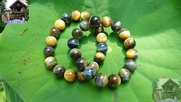 Vòng tay đá mắt hổ chim ưng tự nhiên Vòng tay đá mắt hổ chim ưng tự nhiên