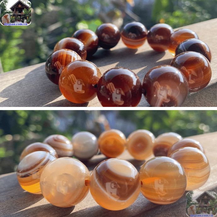 Vòng mã não là món trangg sức mang vẻ đẹp tự nhiên và tinh tế Vòng mã não là món trangg sức mang vẻ đẹp tự nhiên và tinh tế