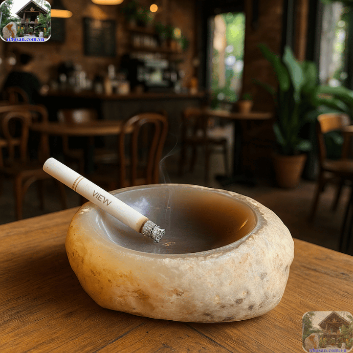 Gạt tàn đá mã não thích hợp đặt tại phòng khách, nơi làm việc,... Gạt tàn đá mã não thích hợp đặt tại phòng khách, nơi làm việc,...