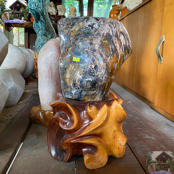 Đá mã não xanh quý hiếm của Việt Nam Đá mã não xanh quý hiếm của Việt Nam