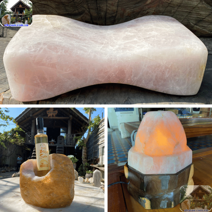 Thạch anh hồng là một loại đá bán quý có vẻ đẹp tinh khiết Thạch anh hồng là một loại đá bán quý có vẻ đẹp tinh khiết