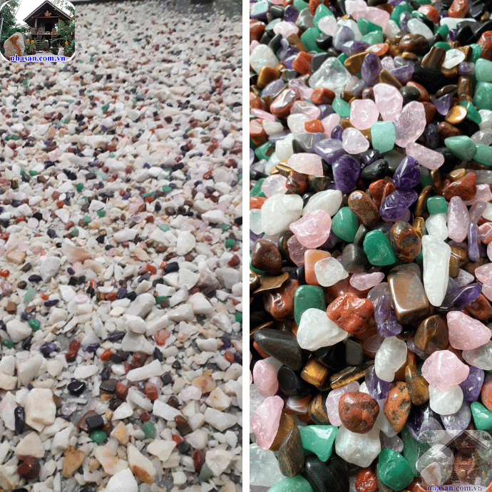 Được sử dụng để rải nền nhà, rải mộ phần, chậu cây, chậu cá, làm tiểu cảnh,... Được sử dụng để rải nền nhà, rải mộ phần, chậu cây, chậu cá, làm tiểu cảnh,...