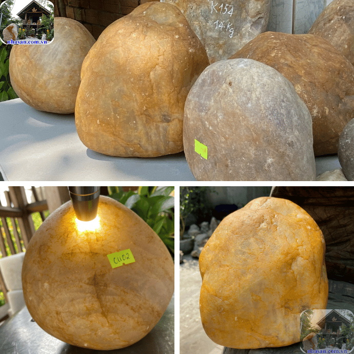 Cuội đá thạch anh tự nhiên Cuội đá thạch anh tự nhiên