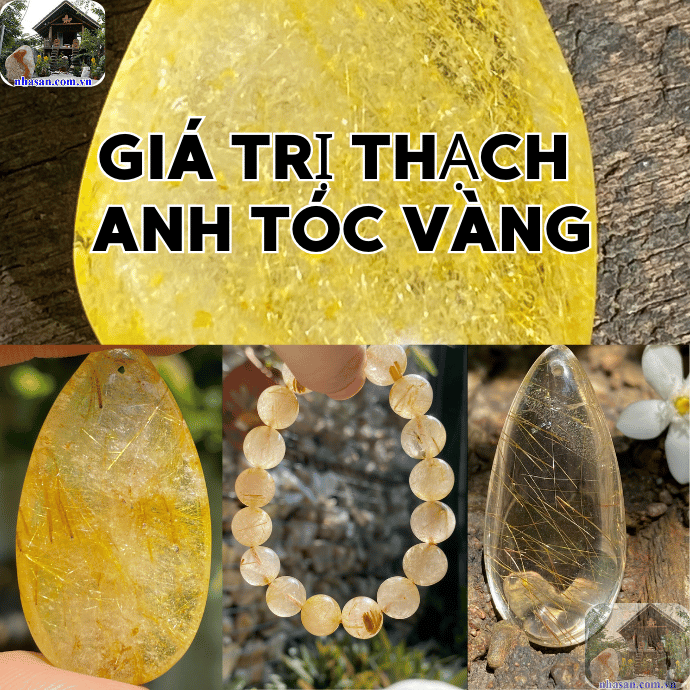 Đá thạch anh tóc vàng là biến thể độc đáo của họ thạch anh Đá thạch anh tóc vàng là biến thể độc đáo của họ thạch anh