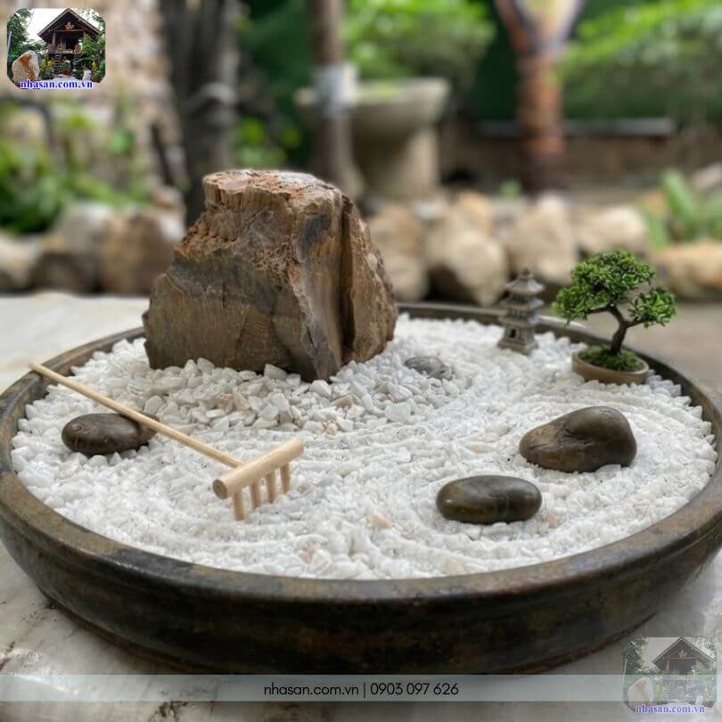 Khối gỗ hóa thạch thô HTT01 nặng 2.5kg decor vườn Zen mini Khối gỗ hóa thạch thô HTT01 nặng 2.5kg decor vườn Zen mini