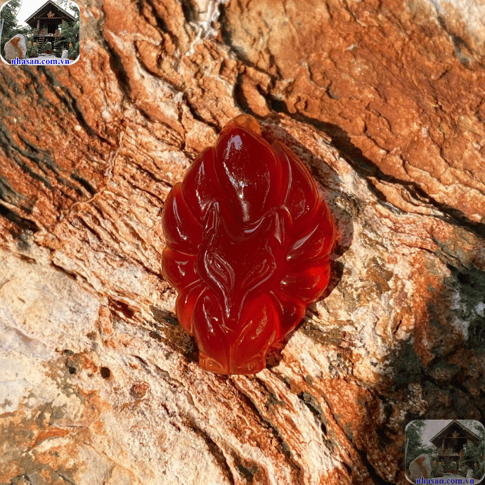 Hồ ly mã não đỏ phần lớn được dùng trong chế tác trang sức Hồ ly mã não đỏ phần lớn được dùng trong chế tác trang sức