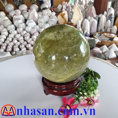 Quả Cầu Đá Cẩm Thạch QC-370.2 Quả Cầu Đá Cẩm Thạch QC-370.2