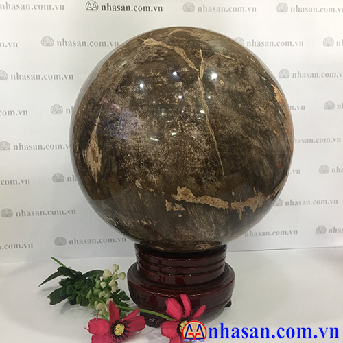 Quả Cầu Gỗ Hóa Thạch QC-56.1 Quả Cầu Gỗ Hóa Thạch QC-56.1