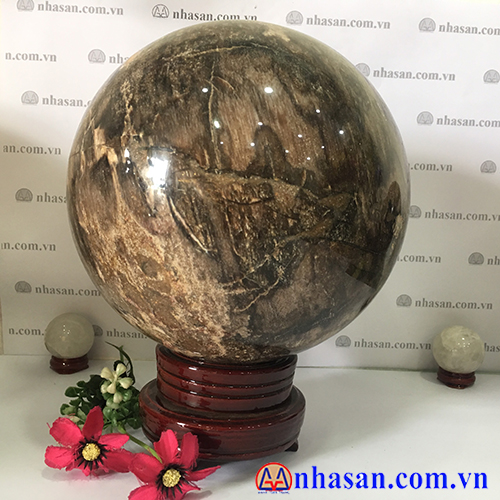 Quả Cầu Gỗ Hóa Thạch QC-58.1 Quả Cầu Gỗ Hóa Thạch QC-58.1