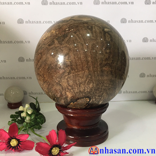Quả Cầu Gỗ Hóa Thạch QC-59.1 Quả Cầu Gỗ Hóa Thạch QC-59.1