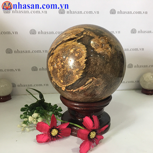 Quả Cầu Gỗ Hóa Thạch QC-61.1 Quả Cầu Gỗ Hóa Thạch QC-61.1