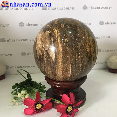 Quả Cầu Gỗ Hóa Thạch QC-61.2 Quả Cầu Gỗ Hóa Thạch QC-61.2
