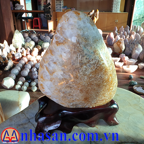 Trụ Đá Thạch Anh Bông Vàng TAV-53.1 Trụ Đá Thạch Anh Bông Vàng TAV-53.1