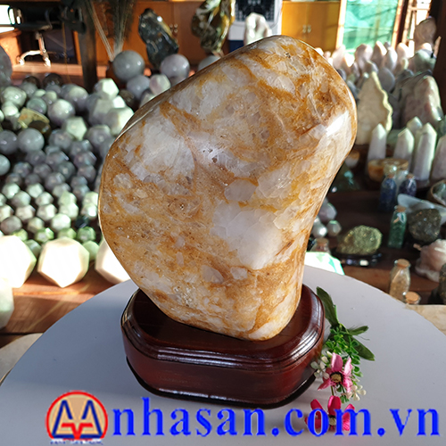 Trụ Đá Thạch Anh Bông Vàng TAV-88.1 Trụ Đá Thạch Anh Bông Vàng TAV-88.1