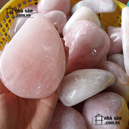 Chặn Giấy Đá Thạch Anh Hồng Tự Nhiên