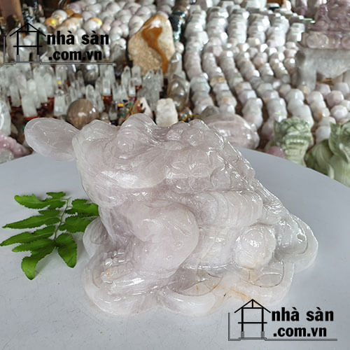 Cóc Ba Chân Đá Thạch Anh Hồng Cóc Ba Chân Đá Thạch Anh Hồng